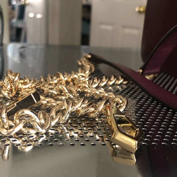 Rebecca Minkoff Chevron Bag in Burgundy - Picture 10 of 10